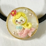 951)マーメイド人魚姫ヘアゴム  レジン