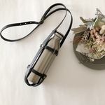 【black】 Leather bottle holder 