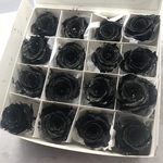 希少花材ヴェルディッシモプリザーブド薔薇ブラックゴールドラメ付きアレンジ加工❣️ハーバリウム花材プリザーブドフラワー