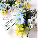 大人可愛いマーガレット3色ミックス　造花・アーティフィシャルフラワー・花材