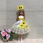 リカちゃんドレス お花畑
