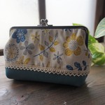 がま口化粧ポーチ