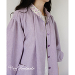 [予約販売]　ワッシャーストライプとプロヴァンスドロップ羽織りシャツ