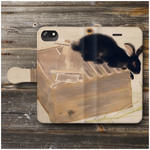 【竹内 栖鳳 家兎】スマホケース手帳型 全機種対応 絵画 名画 人気 プレゼント かわいい アンドロイド