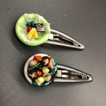 髪留めセット(里芋＆河豚刺し)