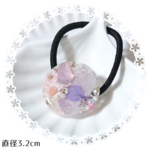 レジンヘアゴム＊ドライフラワー＊華やか＊エレガント＊上品
