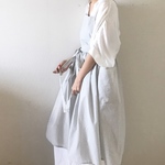 ビンテージストライプのエプロン