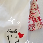 【再販】☆スマイル×smile☆Tシャツ　選べる袖２COLOR　