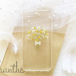 『清い心・幸福』かすみ草･.｡*･:スマホケース･.｡*･:　押し花　スマホケース /  iPhone11 /  iPhone11 Pro / iPhone 8 7 X 13 XR