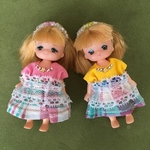 ミキちゃんマキちゃん バッグ付きレースワンピース