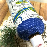 solasan様専用！東京map★スカイツリー,浅草,両国国技館★ペットボトルホルダー★保温保冷★600ml対応★お洗濯可能★選べるレザー持ち手