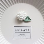 ○ブローチPUKU○ WHITE