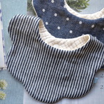 再販28*ヒッコリー&ドットnavy*スタイ071