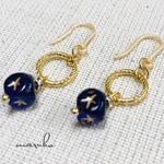 ヴィンテージチェコビーズ☆ピアス