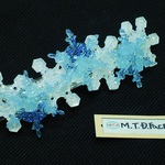 バレッタ「雪の結晶」