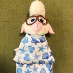赤ちゃん甚平  オーダーメイド(袖に名前の刺繍入り)