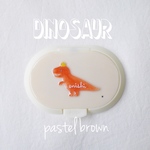 恐竜のおしりふきのフタ🦖お名前入り♡パステルブラウン