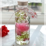 母の日セール❣️母の日ギフトに♪pinkカーネーションのハーバリウム/円柱100ｍｌ