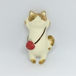 おなかぽっこり(´ω`) がま口ねこ箸置き