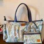 [オーダー品] リバティビニコ♪ファスナー付タックバッグ