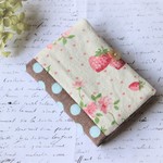 一点　YUWAいちご*カードケース*名刺入れ*ブック型