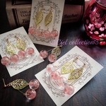 【to_hi08様専用】さくらんぼピアス🍒虹色水面スターピアス⭐紫陽花フープパールピアス🌸