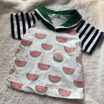 size100  スイカ柄フレーバーT