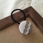 リネンヘアゴム＊コーヒー豆