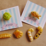 おさかなパンのピンバッチ