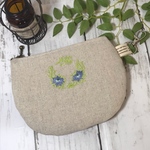 刺繍ポーチ☘️ニゲラ