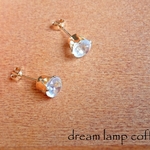 アクアクリスタル　ピアス　パワーストーン　天然石