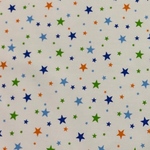 ⭐︎【布 110×50】星 ホワイト系ブルー
