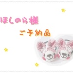 【ほしのら様ご予約分】あみぐるみヘアゴム３点set♪