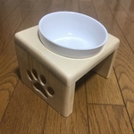 送料無料】ペット、犬猫用餌台、フードテーブル、餌入れ