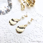New!! 波の雫イヤリング/ピアス