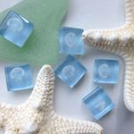 海月＆タイルピアス・イヤリング（片耳）