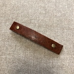 本革バレッタ（茶色）