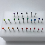 【8005】単色 約1.5ｍｍ　小さい  ステンレス ピアス 