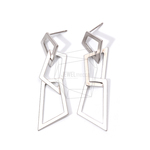 ERG-905-MR【2個入り】スクエアドロップピアス,Square Drop Earrings