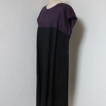 ハーフリネン　切り替えワンピース　ワンピース👗