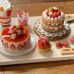 ★Palmミニチュア★苺スイーツ＊フレジェ　ネイキッドケーキ＊