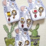 Caféメニュー☕ピアスorイヤリング