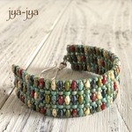 【受注製作】beads bracelet -  turquoise mulch
