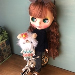 ★白もふもふ  ブライスのお持たせくまちゃん17★くま太郎