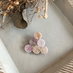 ビーズ刺繍のブローチ⑧