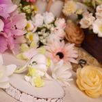菜の花ウサギのフィギュア♪