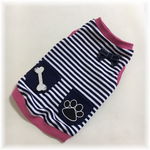 完成品　犬服　ボーダータンクトップ　胴回り40