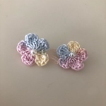 限定★送料無料★ 小さなお花モチーフの髪ゴム2個★ベビー用