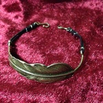 本革❤︎フェザーチャームブレスレット