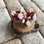 令和おめでとうセール！ガラスのミニオブジェ (うさきのさん)